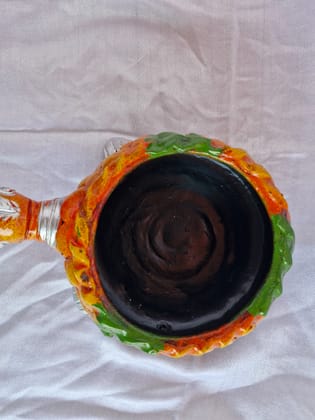 Special tortoise matty deepam earthenware table diya