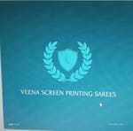 Veena Screen Printing Sarees