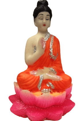 Hand Crafted Buddha Statue For Home Decor |Meditation | Gift Pack | Pack Of 2