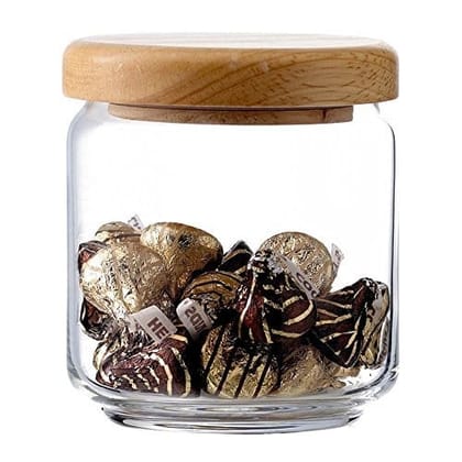 Ocean Pop Jar Set, Wooden Lid, 500ml