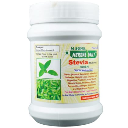 Stevia  Beneficial In Diabetes, Blood Pressure, Cholesterol, Cancer, Weight Loss, Gingivitis, Acne