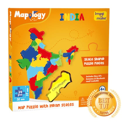 Mapology States of India Map Puzzle