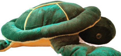  Giant Green and Yellow Turtle Plush Toy