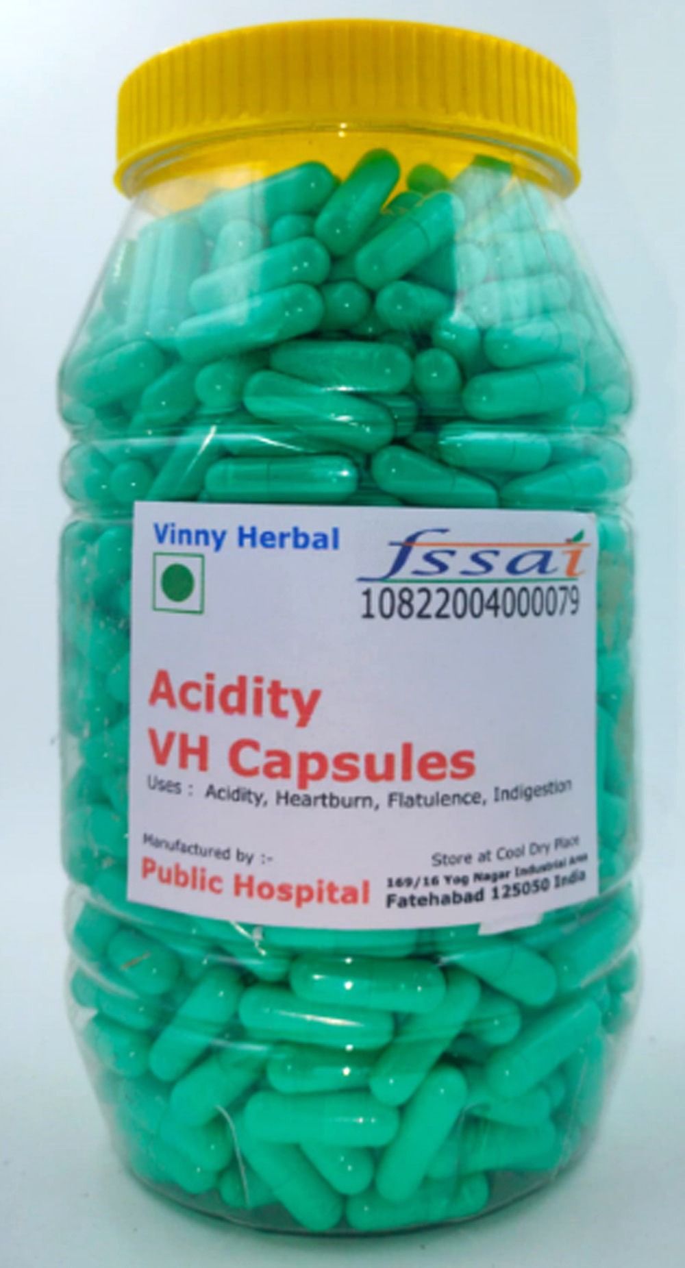 Acidity VH Herbal Supplement Capsules