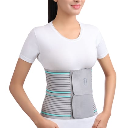 Tynor Abdominal Belt, Grey, 1 Unit