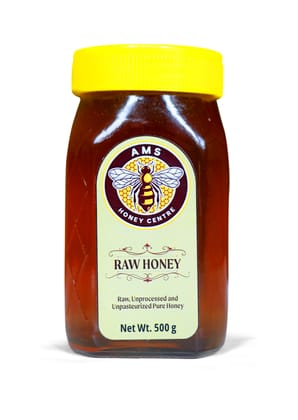 Raw Honey, Pure Honey, Unprocessed Honey(Glass jar)- 500gm