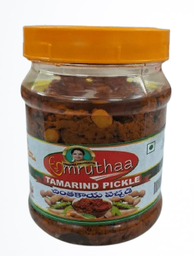 "Tamarind Pickle - Authentic Indian Pickle Made with Fresh Tamarind, Spices, and Oil-250gr"