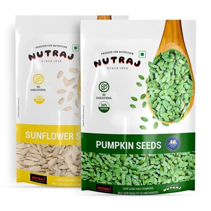 Nutraj Seeds Combo (Sunflower Seeds 200g, Pumpkin Seeds 200g)