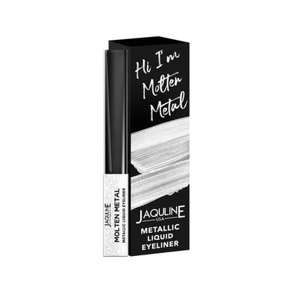 Jaquline USA Pro Stroke molten metal liquid eyeliner 4ml Silver Dreams