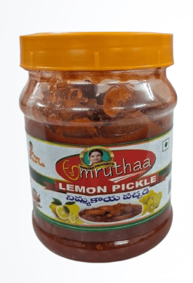 "Lemon Pickle - Authentic Indian Pickle Made with Fresh Lemons, Spices, and Herbs -250gr"