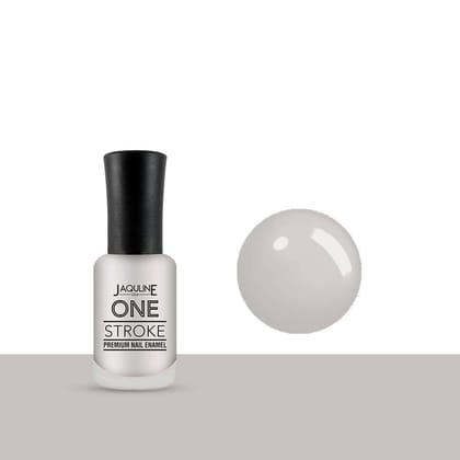 One Stroke Premium Nail Enamel Silver Sand J01