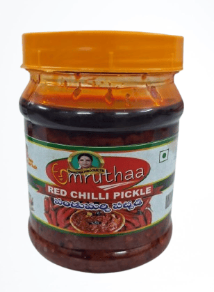 Spicy Andhra Style Red Chilli Pickle-250 gr