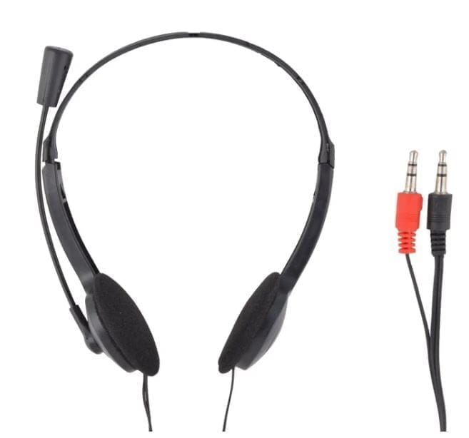 AD-301/AD-HP-0191 Multimedia On-Ear Headphones (Black)