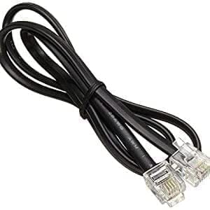 Telephone Modem Line Cable Wire 4 Meter RJ11 (Black) 4Meter