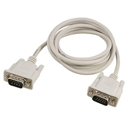 VGA Cable Male to Male 3+4 White 30 Meter