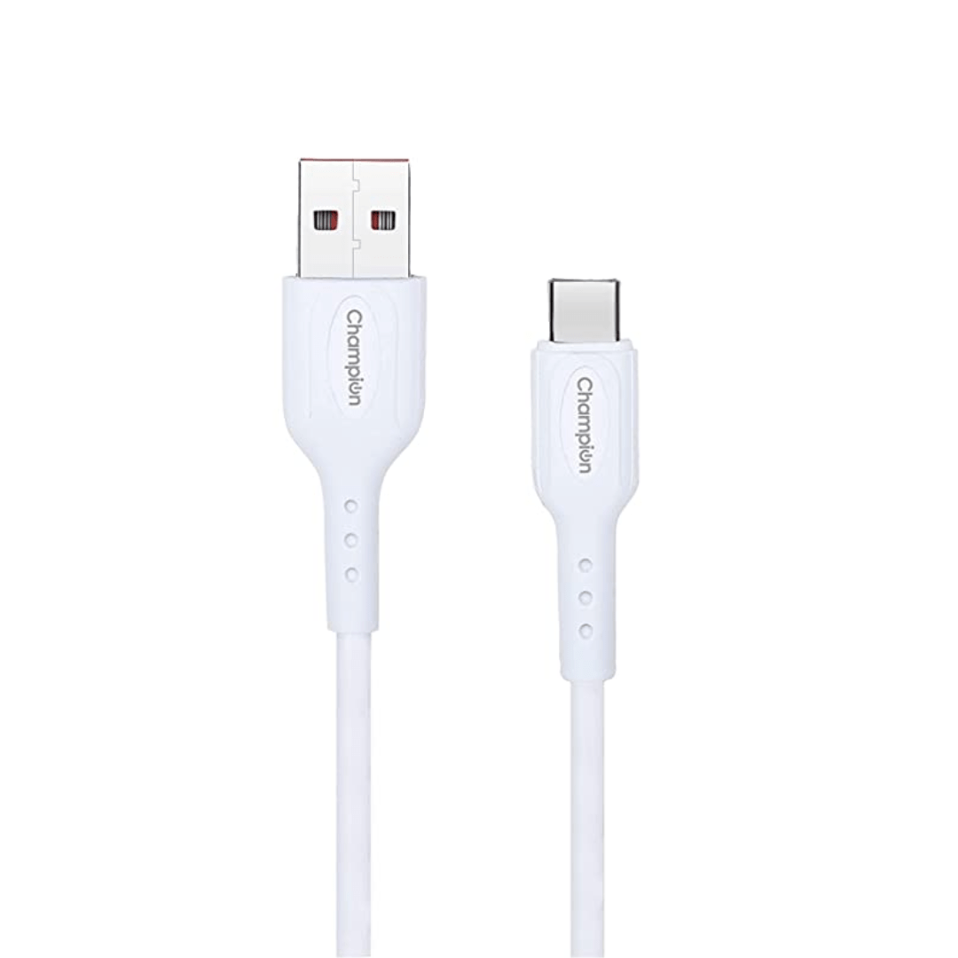 Champion USB to Type-C 2.4Amp Charging Cable PVC 30 CM for all Android & USB Type-C Devices