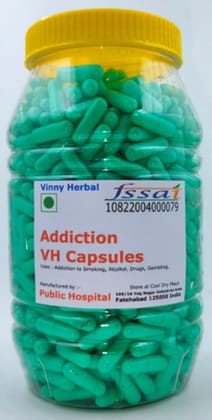 Addiction VH Herbal Supplement Capsules