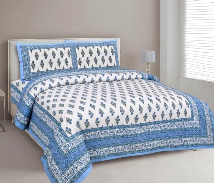 Hometrade India- Double Bedsheet-RJ-14-(XXX-XXX)-101