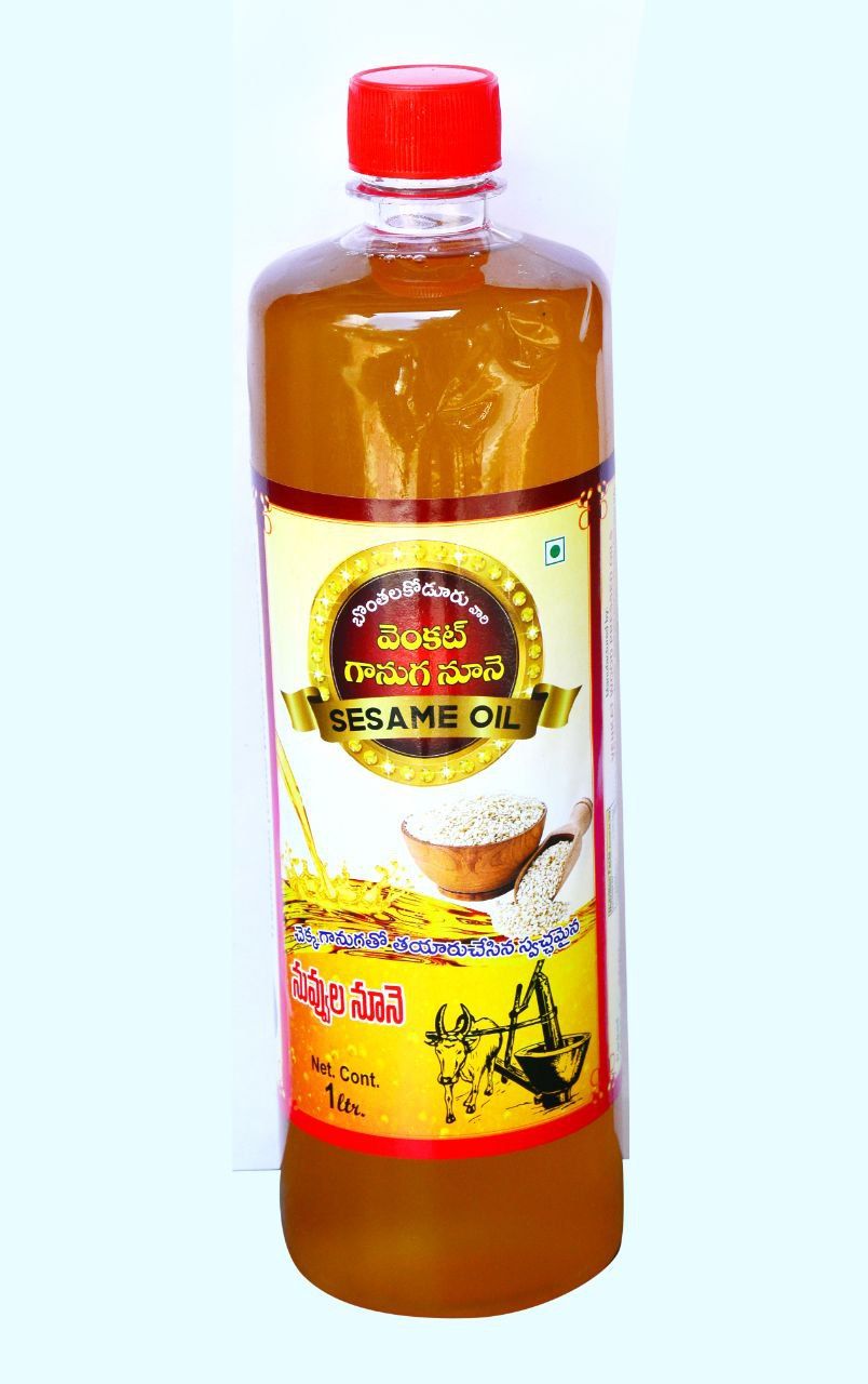 VENKAT BROTHERS-GANUGA OIL-" Sesame Oil - 1ltr"