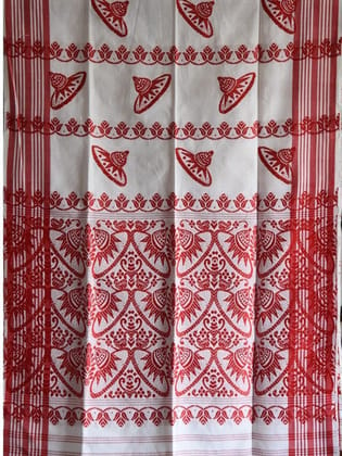 AUTHENTIC ASSAMESE GAMOSA I HANDWOVEN