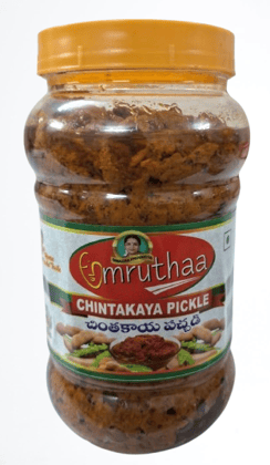 "Tamarind Pickle - Authentic Indian Pickle Made with Fresh Tamarind, Spices, and Oil"