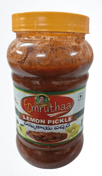 "Andhra Style Spicy Lemon Pickle - 500g"