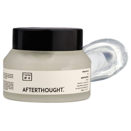 Afterthought Face Moisturizer with 10% Vitamin B5 | Oil-Free | Enriched with Vitamin C for Radiant Skin | for Oily and Combination Skin Types | for Men & Women | 50g