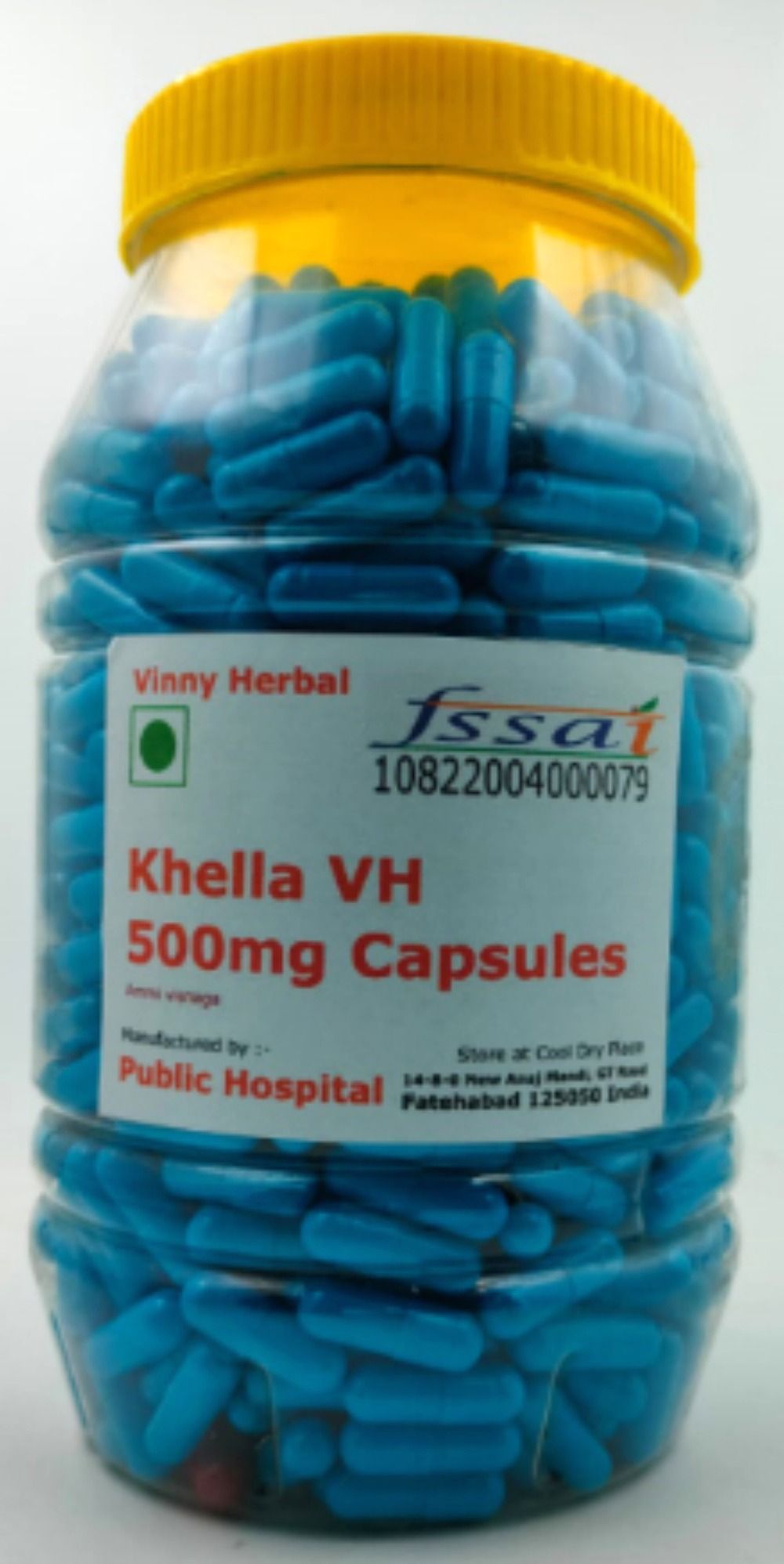 Khella VH Herbal Supplement 500mg Capsules