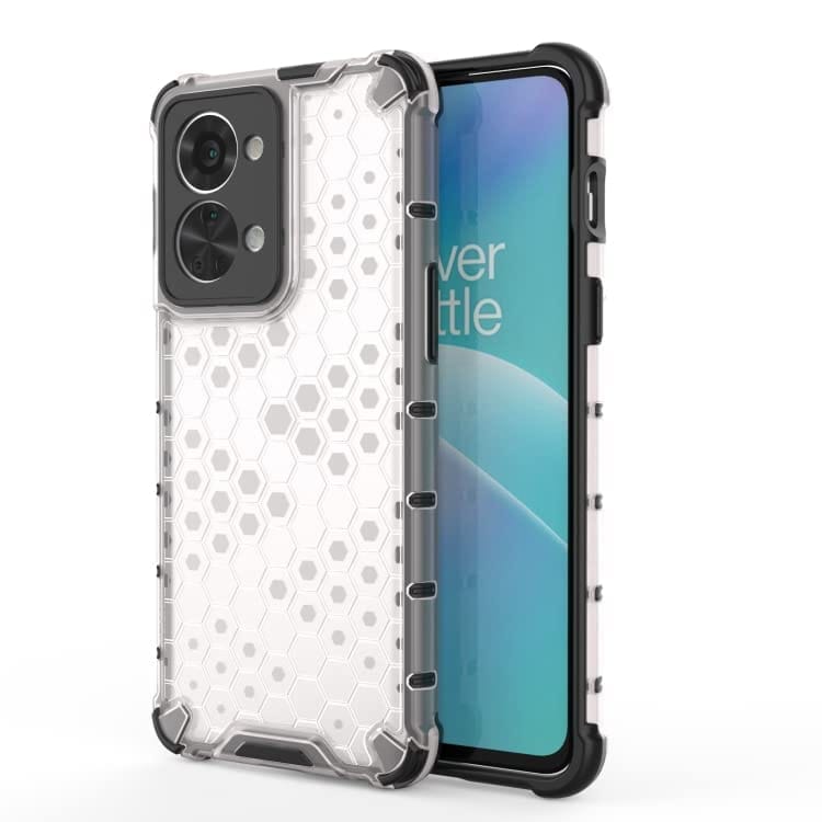 Faircost for Oneplus Nord 2T Hybrid Shockproof Back Cover Hard Outside Soft Inside- (Polycabonate::Transparent)