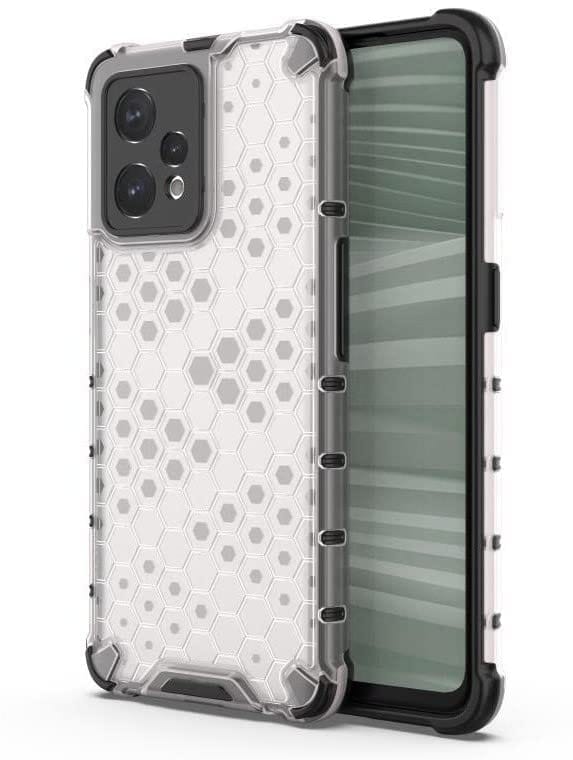 Faircost Hybrid Shockproof Back Cover for Realme 9i/K10/A76 Hard Outside Soft Inside- (Polycabonate::Transparent)