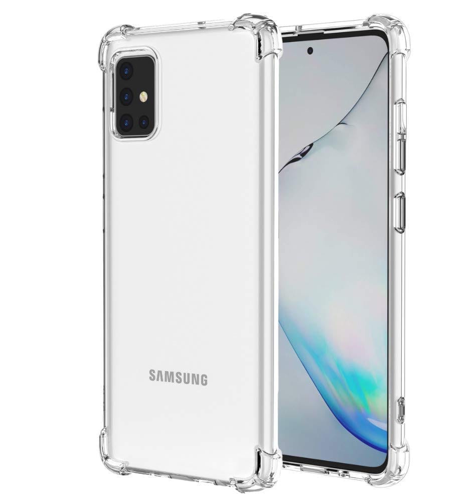 Faircost for Samsung Galaxy A31 Back Cover Shockproof (Silicon| Transparent)