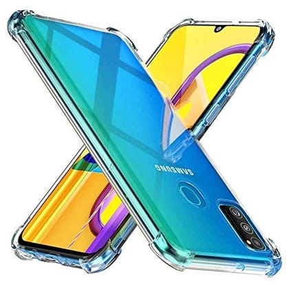 Faircost for Samsung Galaxy M31 Back Cover Shockproof (Silicon| Transparent)