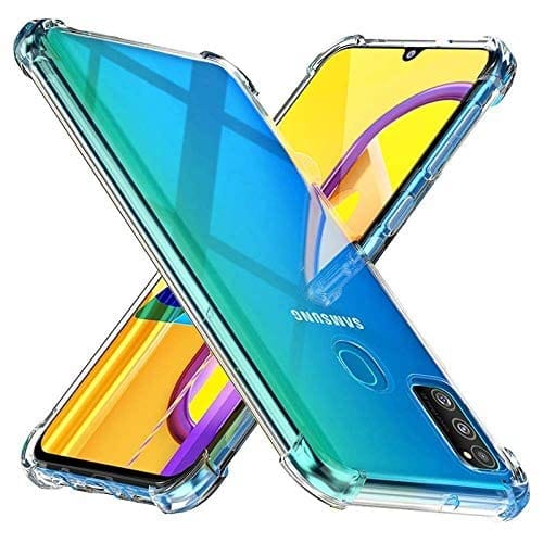 Faircost for Samsung Galaxy M30S/ M21/ M21 2021 Back Cover Shockproof (Silicon| Transparent)