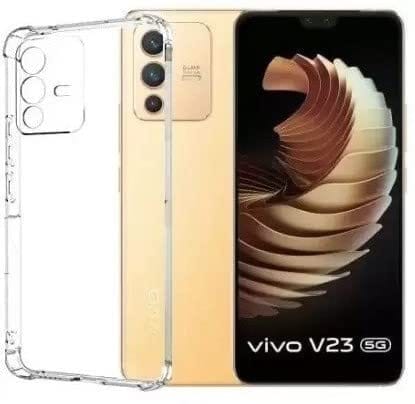 Faircost for Vivo V23 5G Back Cover Shockproof (Silicon| Transparent)