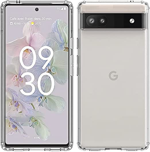 Faircost Back Cover for Google Pixel 6a Shockproof (Silicon| Transparent)