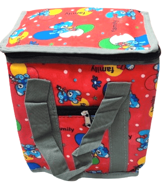  Family Fun Cartoon Printed Tiffin/Lunch Bag