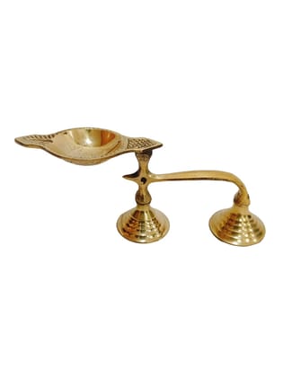  Brass Diya with handle