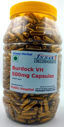 Burdock VH Herbal Supplement 500mg Capsules