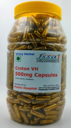 Croton VH Herbal Supplement 500mg Capsules