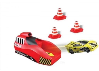 7 Car Rapid Launcher with Metal Die Cast Cars