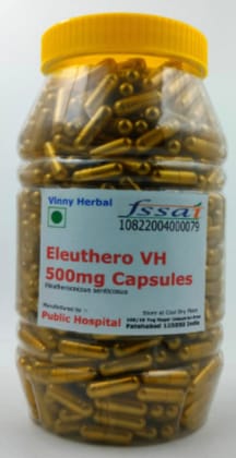 Eleuthero VH Herbal Supplement 500mg Capsules