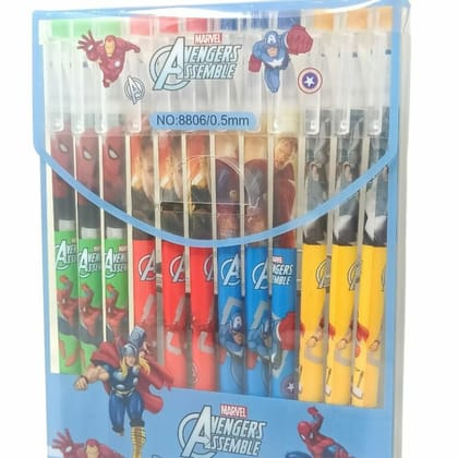  Marvel Avengers Assemble Gel Pens 12-Pack