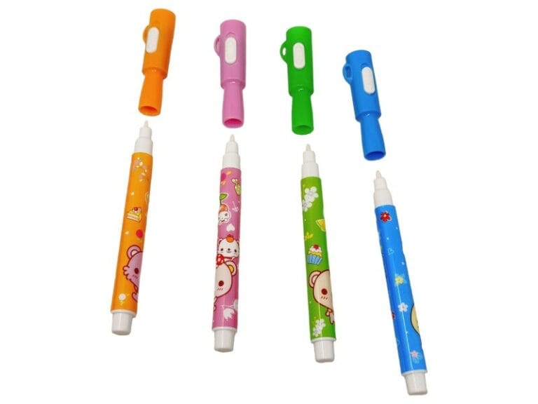  4 Colors Kawaii Cartoon Gel Pens with Light