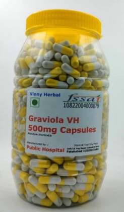 Graviola VH Herbal Supplement 500mg Capsules