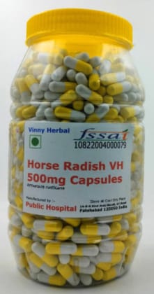 Horse Radish VH Herbal Supplement 500mg Capsules