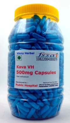 Kava VH Herbal Supplement 500mg Capsules