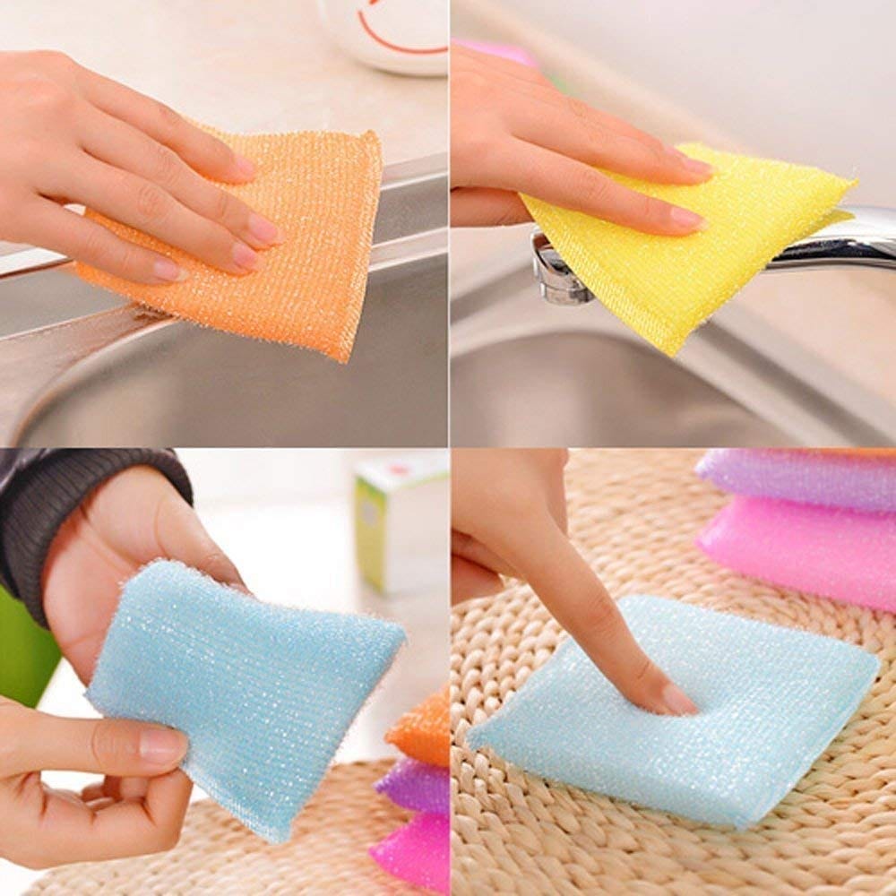 namaskaram Scrubber for Utensils Scratch Proof Kitchen Scrubber Pad Scrub for Dish Wash(Standard Size)