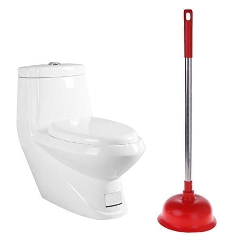 Namaskaram Ventures All-Rounder (Toilet/Bathroom/Kitchen) Drain/Sink Plunger Unblocker Cleaner Toilet Plunger