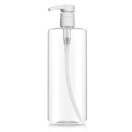 Namaskaram Transparent Liquid Soap and Shampoo Dispenser, 500ml (Transparent)