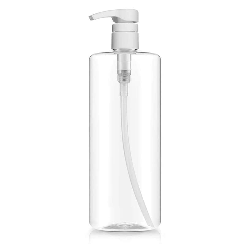 Namaskaram Transparent Liquid Soap and Shampoo Dispenser, 500ml (Transparent)